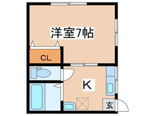 オリーブハイツの物件間取画像